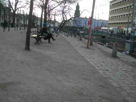 Flickan och måsen. Fredag 22 mars 2013 kl 16.33.