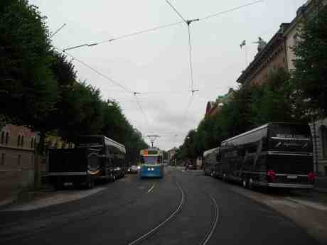 Beat the Street Nightliner utanför Elite Plaza Hotel på Västra Hamngatan. Torsdag 8 augusti 2013 kl 18:57.