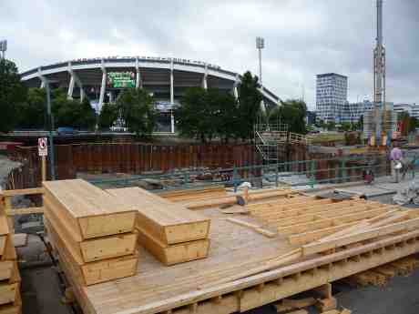 Gårda Dämme byggs om för effektivare fiskupptrappning. Måndag 15 juli 2013 kl 17:15.