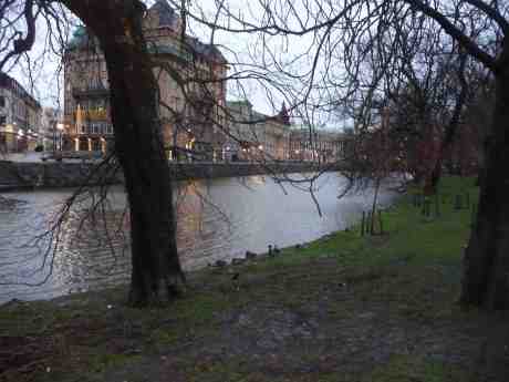 Julafton i Trädgårdsföreningen. Tisdag 24 december 2013 kl 14:40.