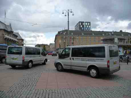 Cambridge University besöker Drottningtorget. Onsdag 14 maj 2014 16:34.