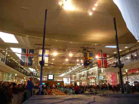 Svenska flaggans framtidshopp. Nordstan söndag 19 januari 2014 kl 14:49.